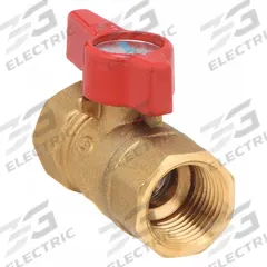 NIBCO Manual Two-Way Ball Valve: 1/2 in, Brass, Straight, FIP x FIP, 600 psi Max. Pressure (CWP) (MPN GB1A). Key specifications — Brand: NIBCO; Handle: Lever.