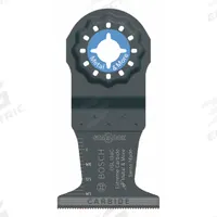 BOSCH Oscillating Tool Blade: 1 3/4 in Blade Wd, 4 in Overall Lg, Plunge Cutting, Carbide, 1 Pieces (MPN OSL134C). Key specifications — attr1097473: Wood; attr1097476: BOSCH; attr1097456: Plunge Cutting.
