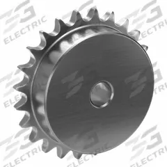 TSUBAKI Single Strand Sprocket: One-Sided Hub, For Single Strands, 40, 24 Teeth, 3.831 in Pitch Dia (MPN 40B24SS). Key specifications — attr85387: TSUBAKI.