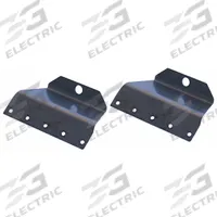 ECCO Light Bar Bracket: Mounting Bar, Stainless Steel, 2 3/8 in Lg, 1 3/4 in Ht, 4 in Wd (MPN ASTRVN). Key specifications — Brand: ECCO; Material: Stainless Steel; Product Type: Mounting Bar.