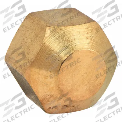 APPROVED VENDOR Cap: Hex Drive Cap, 1/2 in, NPT Threaded, 1,200 psi, 1 1/8 in Lg - Threaded High-Pressure Pipe Fittings