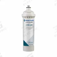 EVERPURE Water Filter Cartridge: 0.5 micron, 1.5 gpm, Everpure, 12 3/4 in Overall Ht, 15,000 gal (MPN 300-05829). Key specifications — Brand: EVERPURE; Reduces: Dirt; Filter Media: Phosphate.