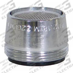 KISSLER Outlet: 2.2 gpm Flow Rate, Aerated Flow Outlet, Metal, Chrome Finish, Dual (MPN AB83-X010). Key specifications — Material: Metal; Product Type: Outlet; Connection Size: 55/64"-27; Brand: KISSLER.