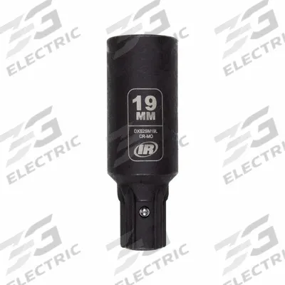 INGERSOLL RAND Impact Socket: Metric, 19 mm Socket Size, 6-Point, Deep - Insider & DXS Impact Sockets