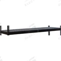 HALLOWELL Shelf: 48 in x 18 in, 900 lb Load Capacity, Steel, 4 ga Decking, Black, Shelf (MPN DRHCWL4818ME). Key specifications — Decking Material: Steel; Includes: (4) Beams; Decking Finish: Powder Coated; Shelf Configuration: Single Straight; Color: Black; Frame Material: Steel; Brand: HALLOWELL; Frame Finish: Powder Coated.