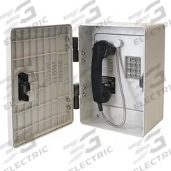 HUBBELL GAI-TRONICS Telephone: Surface Mount, Rugged Phones for Haz Areas, Keypad, Keylock Door (MPN 256-001ACLD). Key specifications — attr928999: Water Resistant; attr929001: No; attr929004: No; attr929005: Yes; attr928966: 256-001ACLD; attr928972: Hytrel; attr928968: No; attr928969: No.