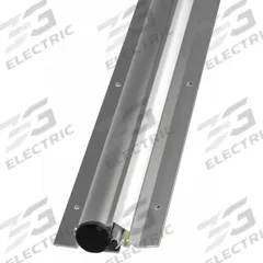 NATIONAL GUARD Door Finger Guard: 82 in Lg, 1 7/8 in Wd, White, Aluminum (MPN 2248A-82). Key specifications — Brand: NATIONAL GUARD.