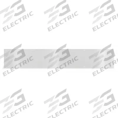 IVES Door Kick Plate: 34 in Wd, 6 in Ht - Mop Door Kick Plates