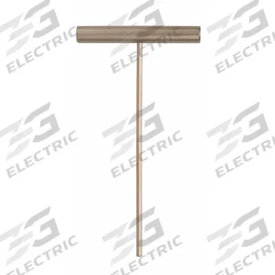 AMPCO Hex Key: 0 Ball Ends, 3/16 in Tip Size, SAE, Short, Beryllium Copper, Unfinished - Non-Sparking Hex Keys