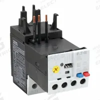 EATON Overload Relay: Electronic Protection, 3 Poles, 1NO/1NC, Phase Loss Sensitivity, Frame Size B (MPN XTOE020BGS). Key specifications — Brand: EATON; Auxiliary Contact Form: 1NO/1NC; Compatible Contactor Series: XT Mini Contactors; Frame Size: B; Phase Loss Sensitivity: Yes; Thermal Units Required: Not Applicable to Electronic Type Overload Relays; Compatible Contactors: Frame Size B.