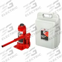 AMERICAN FORGE & FOUNDRY Bottle Jack: Steel, Mechanical, 6 ton Load Capacity, 8 in Min Lift, 2pc (MPN 3506C). Key specifications — Brand: AMERICAN FORGE & FOUNDRY; Body Material: Steel.