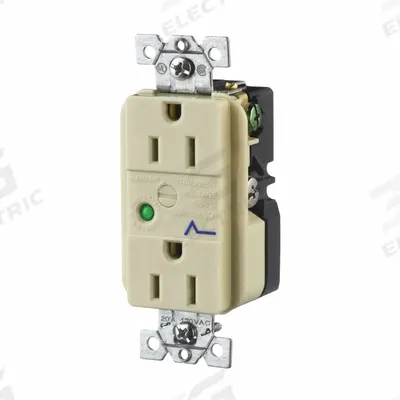 BRYANT Receptacle: Duplex, 5-15, Ivory, 125V AC, 15 A, 2 Pole / 3 Wire (MPN SP52IA) - General Purpose Receptacles