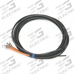 OMRON Fiber Optic Cable: Through-Beam, M4 Screw, 2 m Cable, 0.005 mm Min Detectable Object Dia (MPN E32-T11R). Key specifications — Cable Head Type: M4 Screw; Compatible Product Type: Fiber Optic Sensors; Product Type: Fiber Optic Cable; Brand: OMRON.