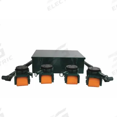 HILMAN ROLLERS Bull Dolly Kit: 8,000 lb, 5 in Deck Ht, 6 1/2 in L x 3 1/2 in W - Machine Roller Kits