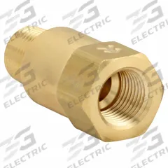 APPROVED VENDOR Piston Spring Check Valve: Piston, Inline Valve Body, 1/8 in Pipe Size, MNPT x FNPT (MPN CHK BRS 210-2M2F-F). Key specifications — Brand: APPROVED VENDOR.