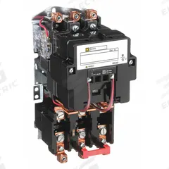 SQUARE D Magnetic Motor Starter: Non-Reversing, 3 Poles, NEMA Size 3, 90 A, 208V AC Coil (MPN 8536SEO1V08). Key specifications — Brand: SQUARE D; Coil Voltage: 208V AC; Phase: Three; Operator: None; Terminal Connection Type: Screw Clamp Terminals; Includes Pilot Light: No; Operator Controls: None; Auxiliary Contacts Included: No Auxiliary Contacts Included.