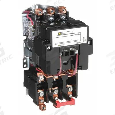 SQUARE D Magnetic Motor Starter: Non-Reversing, 3 Poles, NEMA Size 3, 90 A - Non-Reversing Starters with Thermal Overloads