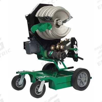 GREENLEE Conduit Bender: Corded, Wheels and Shoes Included, 120 V AC, 20 A Current - Electric Conduit Benders