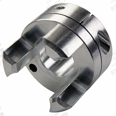 RULAND MANUFACTURING Jaw Coupling Hub: MJC57 Coupling Size, 57.2 mm Outside Dia, Metric - Zero-Backlash Curved Jaw Coupling Hubs