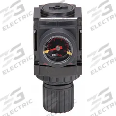 ARO Compressed Air Regulator: Aluminum, 1/4 in NPT, 59 cfm, 0 psi to 140 psi, Knob, 1000 Series (MPN R37121-600). Key specifications — attr111664: Yes; attr111400: 1000; attr111627: ARO.