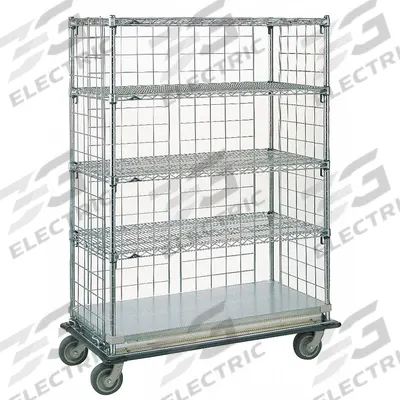 METRO Medical Exchange Cart: Steel, (4) Swivel, 0 Drawers - Medical Exchange Carts