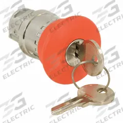SCHNEIDER Emergency Stop Push Button: Red, 22 mm Mounting Size, Metallic, Maintained (MPN ZB4BS94420). Key specifications — Brand: SCHNEIDER; Action: Maintained; Series: XB4; Push Button Material Type: Metallic.