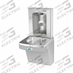 OASIS Drinking Fountain with Bottle Filler: On-Wall, 8 gph @ 50°F, Touchless Sensor, Stainless Steel (MPN PG8EBFT GST). Key specifications — Brand: OASIS; Housing Material: Stainless Steel; Filter Access: Top Panel Access; Housing Finish: Graystone; Chilling Capacity: 8 gph @ 50°F; Housing Color: Gray.