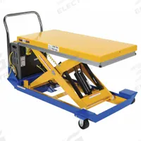 VESTIL Scissor Lift Table: Powered, 1,500 lb Load Capacity, 48 in L x 24 in W, Steel, Motor, Single (MPN CART-24-15-DC). Key specifications — attr1345487: Steel; attr1345523: VESTIL.