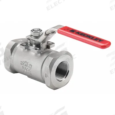 KECKLEY Manual Two-Way Ball Valve: 1 1/2 in, 316 Stainless Steel, Straight, FNPT x FNPT - Stainless Steel Ball Valves