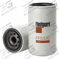 FLEETGUARD Automotive Fuel Filter: 12 1/2 in Overall Lg, 3 11/16 in Outside Dia, Diesel Fuel, Diesel (MPN FF5320). Key specifications — attr1137520: BF7633; attr1137521: FF5320; attr434022: FLEETGUARD; attr1017112: Trucks; attr1017113: Ingersoll-Rand.