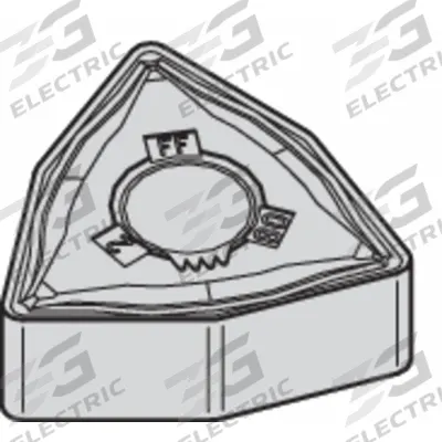 WIDIA Turning Insert: WNMG432FF - Trigon (W) Indexable Turning Inserts