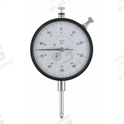 MITUTOYO Dial Drop .001-1INC2: 0.001 in to 1 in, Inch, 0.002 in Accuracy - Continuous Reading Back Lug Dial Indicators