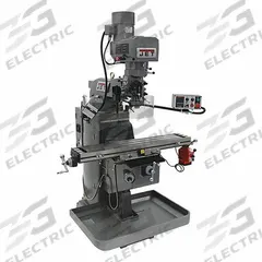JET Vertical Milling Machine: JTM-1050EVS2/230, Belt Drive, 3 hp, 230V, w/ X- & Y-Axis Powerfeed (MPN 691600). Key specifications — attr1088193: JET; attr1099138: Variable; attr1088241: R8.