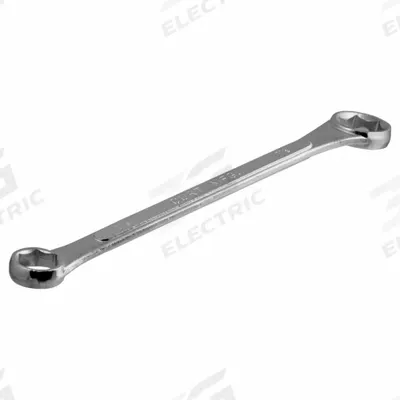 CURT Box End Wrench: Steel, Chrome Plated, 1 1/2 in_1 1/8 in Head Size - SAE, Double End, 6-Point, Box End Wrenches