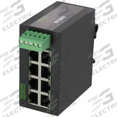MURRELEKTRONIK Ethernet switch: Unmanaged, DIN Rail, 8 Ports, RJ45, 1000 mbps/Ethernet/Gigabit, IP40 (MPN 58173). Key specifications — Port Type: RJ45; Manufacturer Part Number: 58173; Brand: MURRELEKTRONIK; Features: Auto-Negotiation; IP Rating: IP40; Product Type: Ethernet Switch; Maximum Input Voltage: 48V DC; Mounting Location: DIN Rail.