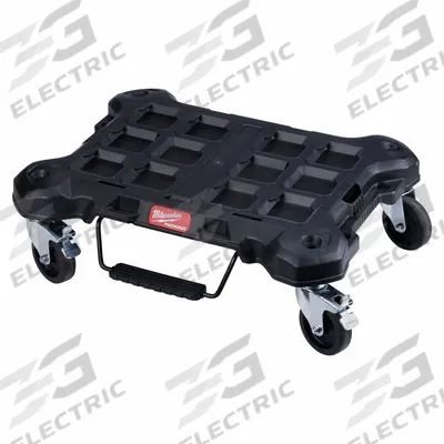 MILWAUKEE PACKOUT Tool Box Dolly: Black - PACKOUT Hand Trucks & Dollies