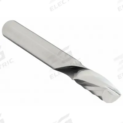 ONSRUD Solid Router Bit: Spiral O-Flute Upcut, 3/8" Cut Dia - Spiral O-Flute Router Bits for Plastics