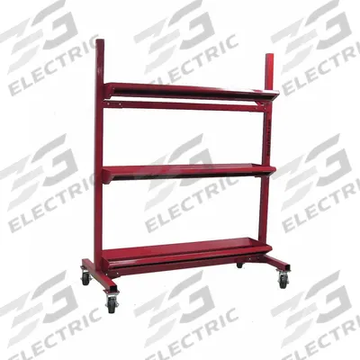 GROVES Fire Hose Storage Rack: Mobile Fire Hose Rack, 2000 ft - Mobile Fire Hose Racks