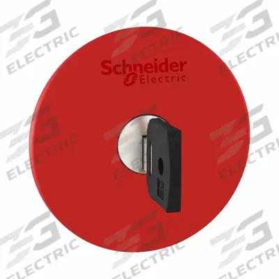 SCHNEIDER Multihead Operator: Red, 22 mm Mounting Size, Non-Metallic - Mushroom-Head Push-Button Operators