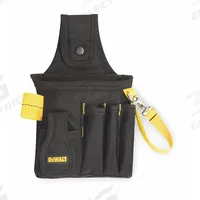 DEWALT Tool Pouch: For 2 in Belt Wd - Max, 5 Pockets, Black (MPN DG5101). Key specifications — Closure Type: Open Top; Attachment: Belt Slot; Color: Black; Brand: DEWALT.