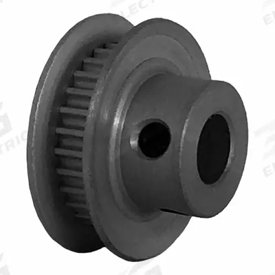 Dayton Timing Pulley: Modified Curvilinear, Fixed, For GT Timing Belt Section - GT Section Fixed-Bore Timing Pulleys with Hub