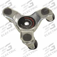 APPROVED VENDOR Furniture Dolly: 200 lb, Silver, 2 in H x 7 in W x 7 in D, (3) Swivel (MPN 3JJF2). Key specifications — attr1343748: Silver; attr1343758: Swivel; attr1343710: (3) Swivel; attr1343759: APPROVED VENDOR; attr1343723: Rubber.