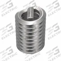 HELI-COIL Helical Insert: Tanged Tang Style, Free-Running, 1/4"-20 Thread Size, Plain, Plain, 500 PK (MPN 1185-4CN500S). Key specifications — attr798694: 18-8; attr798710: Right Hand; attr798707: 1/4"-20; attr798676: Metal; attr798705: Inch; attr798675: HELI-COIL; attr798708: 200,000 to 250,000 psi; attr798713: Coarse.