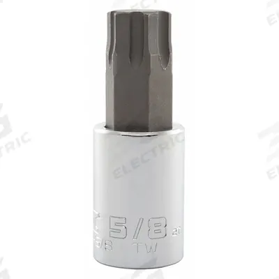 PROTO Socket Bit: 1/2 in Drive Size, Hex Tip, 5/8 in Tip Size, 2 3/4 in Overall Lg - Hex Bit Sockets