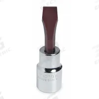 PROTO Socket Bit: 1/2 in Drive Size, Slotted Tip, 7/16 in Tip Size, 3 5/32 in Overall Lg, SAE (MPN J5407A). Key specifications — attr1213360: Fixed Insert; attr1213362: PROTO.