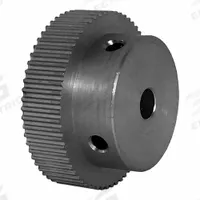 DAYTON Timing Pulley: Modified Curvilinear, Fixed, For GT Timing Belt Section, For 6 mm Belt Wd (MPN 62-2P06M6A6). Key specifications — Brand: DAYTON; Finish: Clear Anodized; For Belt Series: Powerhouse®.