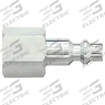 SPEEDAIRE Quick Connect Hose Coupling: 1/4 in Body Size, 1/4 in Hose Fitting Size - Industrial Interchange Steel Quick-Connect Air Coupling Plugs