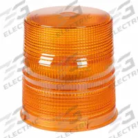 GROTE Replacement Lens: Round, Beacon Light, 6 in Ht - Vehicle Lighting, Polycarbonate, Amber (MPN 98173). Key specifications — Material: Polycarbonate; Compatible Light Type: Beacon Light; Brand: GROTE.