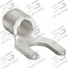 GRAINGER Fork Terminals: Bare, #8 Stud Size, 12 AWG – 10 AWG Wire Range, Std Fork, 600 V (MPN 5WHE3). Key specifications — attr1307963: 5WHE3; attr1307967: GRAINGER.