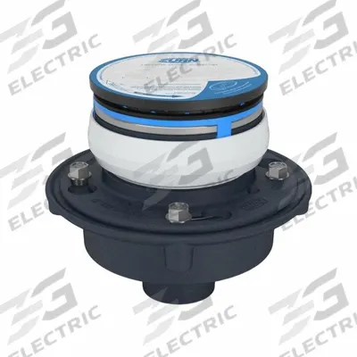 ZURN Shower Drain: 8 3/8 in Overall Dia, 5 in Grate Size, 2 in Nominal Pipe Size - Height Adjustable Floor Drains